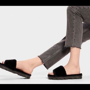 Black Ugg Cozette slippers